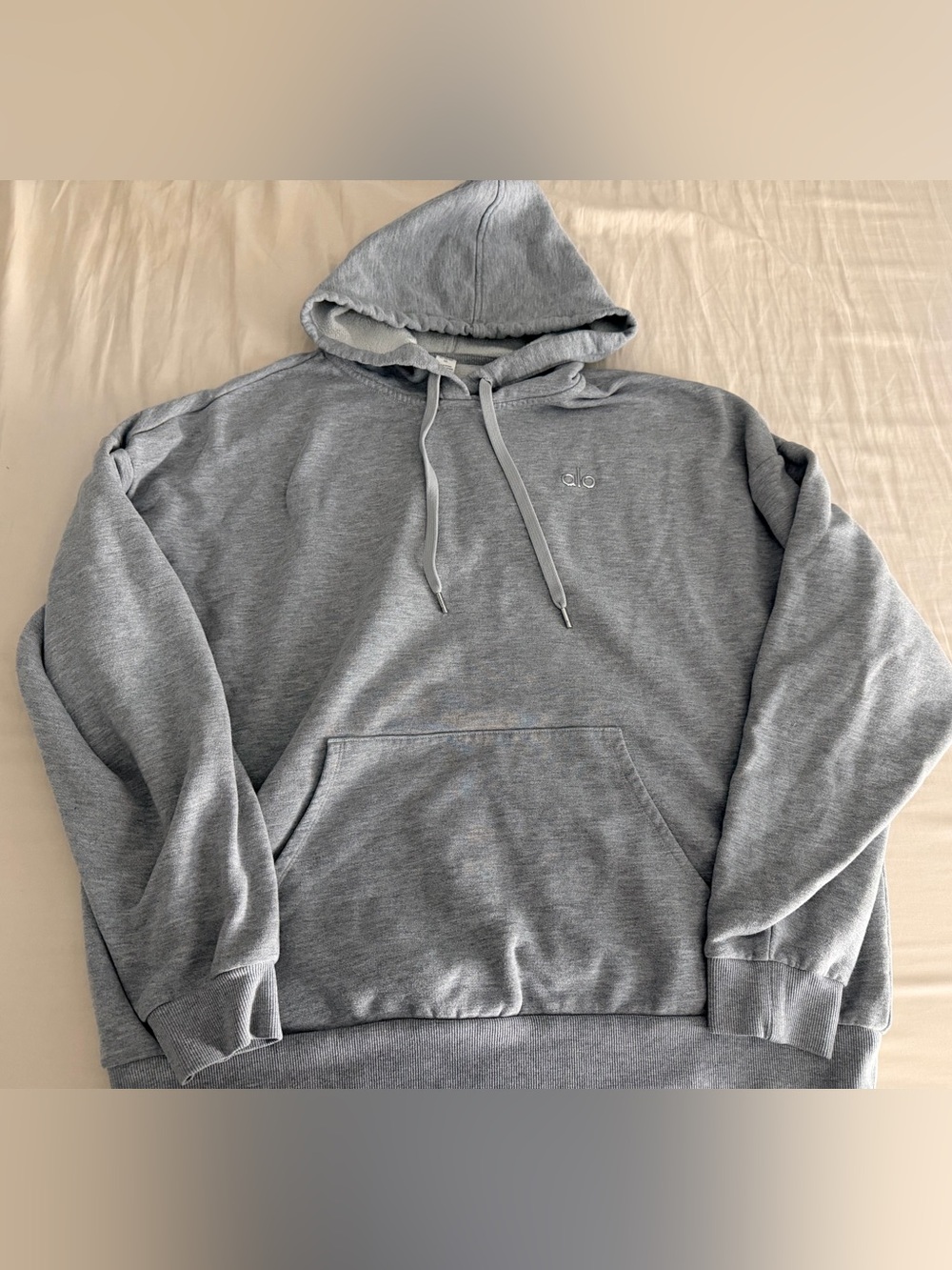 Alo accolade gray hoodie sweatshirt xl